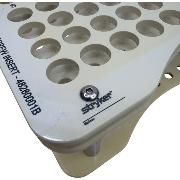Stryker MANTIS Spinal System Screw Insert Tray 48280001B - Picture 5 of 6